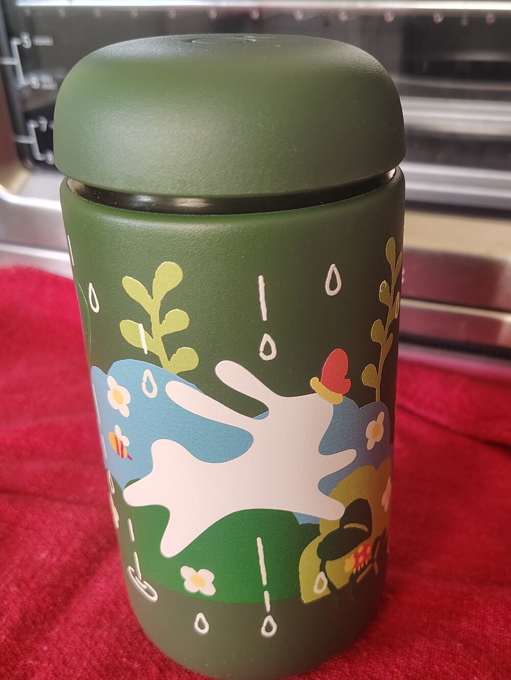 NWT Fellow Carter Move Mug -  Green With Leaping Bunny - 12 Oz